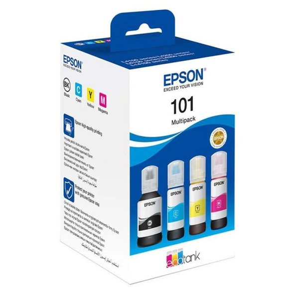 Epson T03V6 Mürekkep Orj. T101 4 Lü Multipack Set - Resim 3