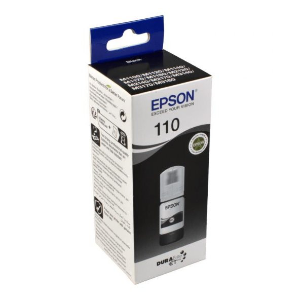 Epson Mürekkep Orj. T110 Black 120ml - Resim 2
