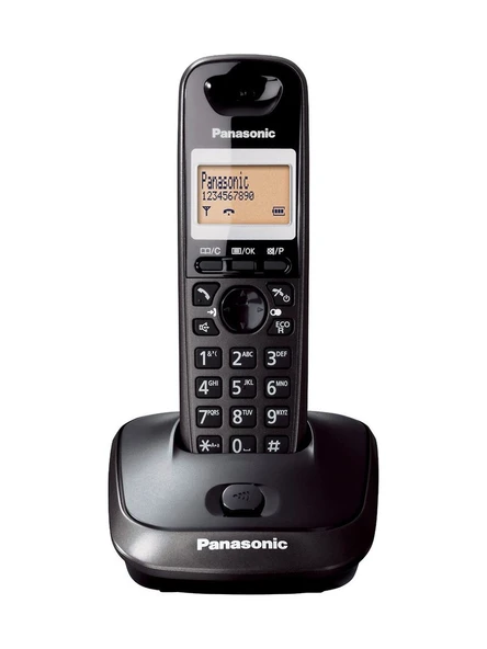Panasonic KX-TG2511 Dect - Siyah ürün görseli 1