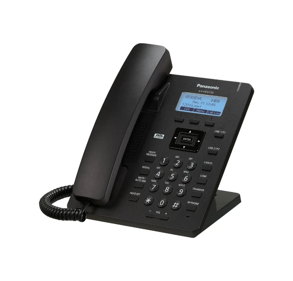 PANASONIC KX-HDV130 BLACK IP SIP MASAÜSTÜ TELEFON ürün görseli 1