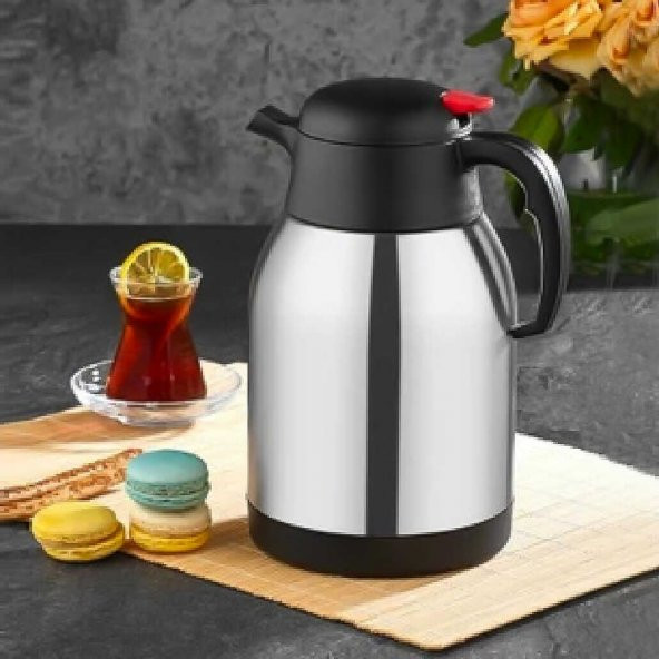 Penguen 2 Litre Çift Kat Çelik Çay Termosu 1200A ürün görseli 1