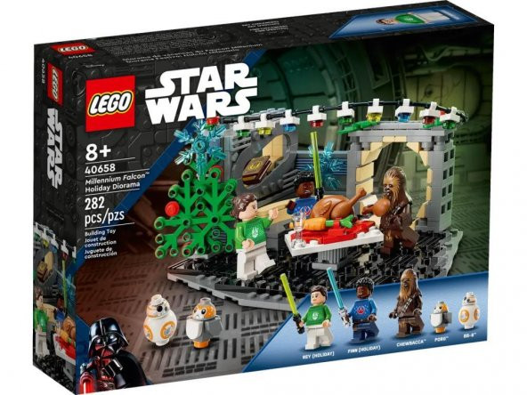 Lego Star Wars 40658 Millennium Falcon Holiday Diorama ürün görseli 1