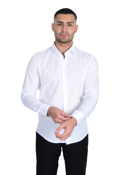 Cengiz İnler Oxford Slimfit Erkek Gömlek ürün görseli 1
