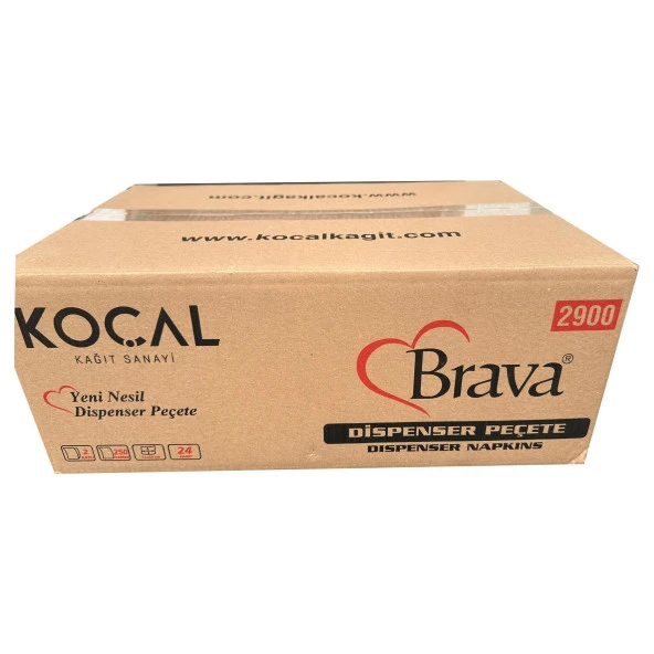 Koçal Masaüstü Tek Çek Çek Kağıt Dispenser Peçete - 2 Kat - 250 Adetlik 24 Paket / Koli ürün görseli 1