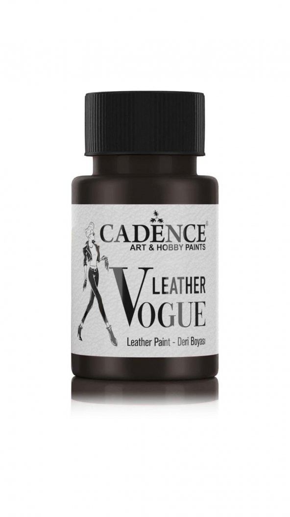 LEATHER VOGUE DERİ BOYASI METALİK LVM-09 SİYAH 50 ML ürün görseli 1