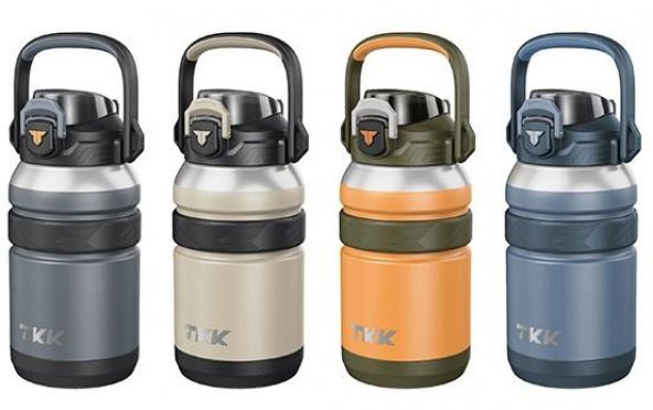 TKK Çelik Termos 1000Ml Turuncu - Resim 12