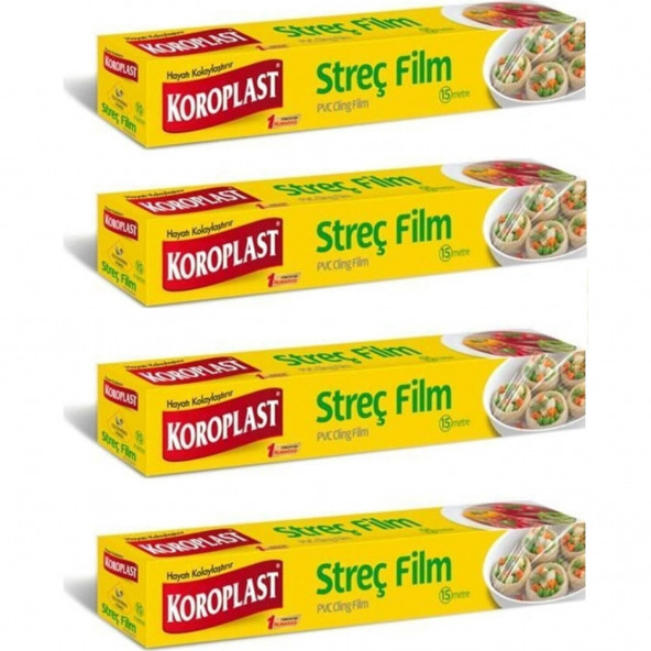 Koroplast Streç Flim 15 Metre x 4 Adet ürün görseli 1