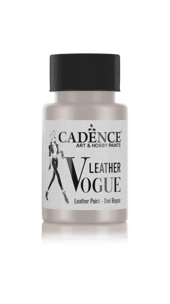 LEATHER VOGUE DERİ BOYASI METALİK LVM-07 GÜMÜŞ 50 ML ürün görseli 1