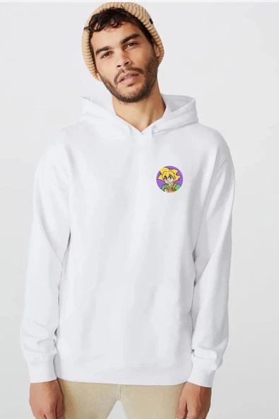 Beyblade Max Bladebreakers Beyaz Erkek 3ip Kapşonlu  Sweatshirt ürün görseli 1