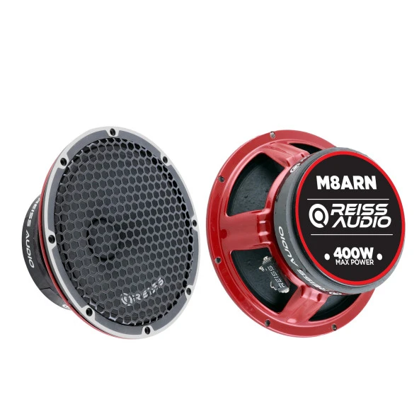 Reiss Audio RS-M8ARN 400W Maksimum Güç 200W RMS Metal Kapaklı 20 cm Oto Midrange Hoparlör ürün görseli 1