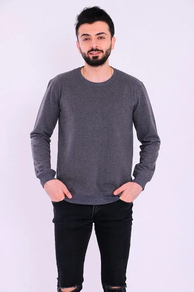 Füme Basic Erkek 2 iplik Sweatshirt ürün görseli 1