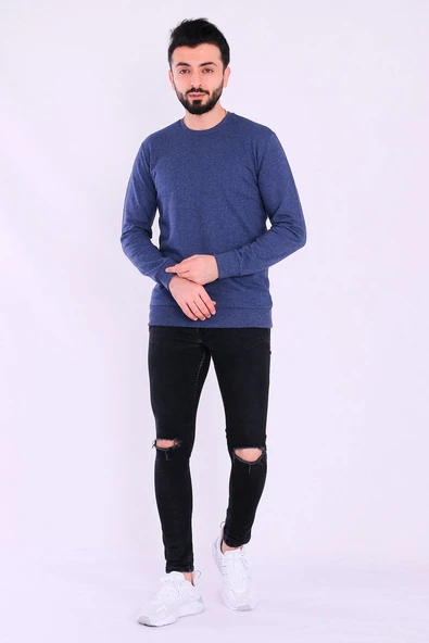 İndigo Basic Erkek 2 iplik Sweatshirt - Resim 3