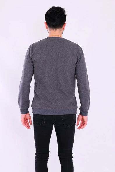 Füme Basic Erkek 2 iplik Sweatshirt - Resim 6