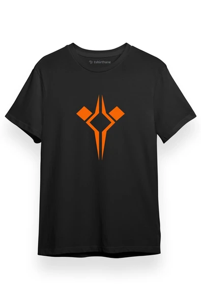 Ahsoka Logo Siyah Kısa kol Erkek Tshirt ürün görseli 1