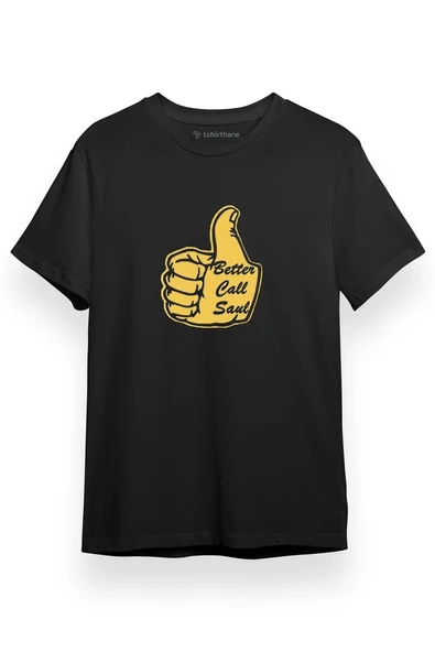 Better Call Saul Thumb Siyah Kısa kol Erkek Tshirt ürün görseli 1