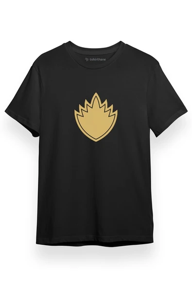 Guardians of the Galaxy Ravager Logo Siyah Kısa kol Erkek Tshirt ürün görseli 1