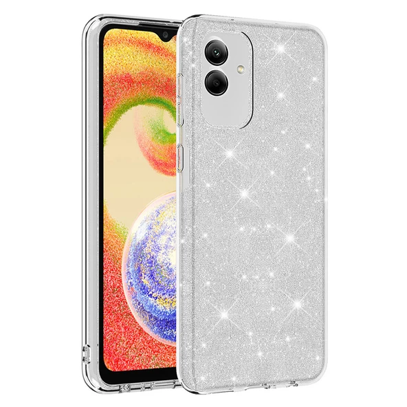 Samsung Galaxy A04 Shining Silikon Kılıf - Resim 3