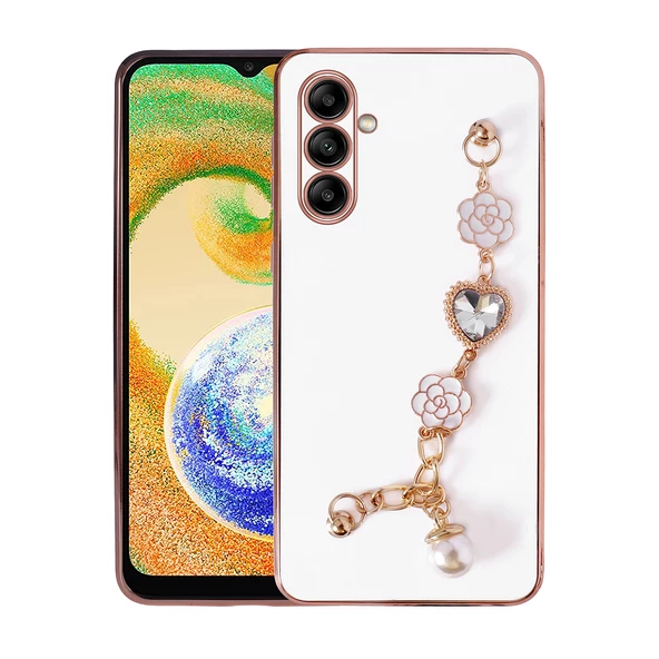 Samsung Galaxy A04S El Tutamaçlı Kamera Korumalı Taka Silikon Kapak kılıf ürün görseli 1