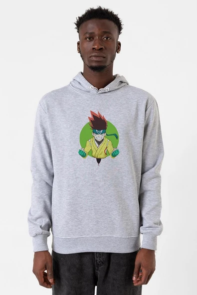 Beyblade Arman Kusaba Grimelanj Erkek Kapşonlu 3ip Sweatshirt ürün görseli 1