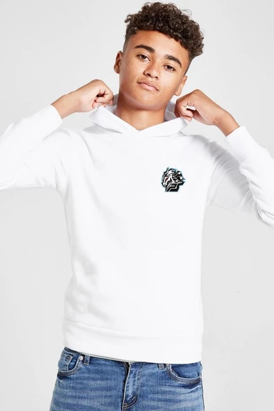 Beyblade Cyber Pegasus Beyaz Çocuk 3ip Kapşonlu  Sweatshirt ürün görseli 1