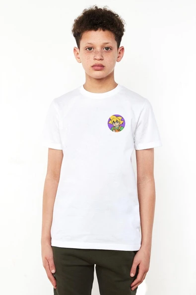 Beyblade Max Bladebreakers Beyaz Çocuk Bisikletyaka Tshirt ürün görseli 1