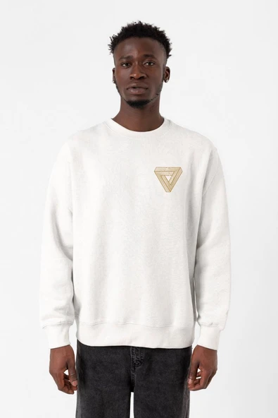 Dark Tannhaus Logo Beyaz Erkek 2ip Sweatshirt ürün görseli 1