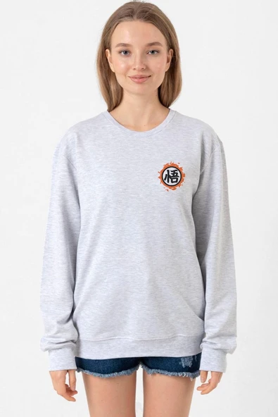 Dragon Ball Z Anime Logo Grimelanj Kadın 2ip Sweatshirt ürün görseli 1