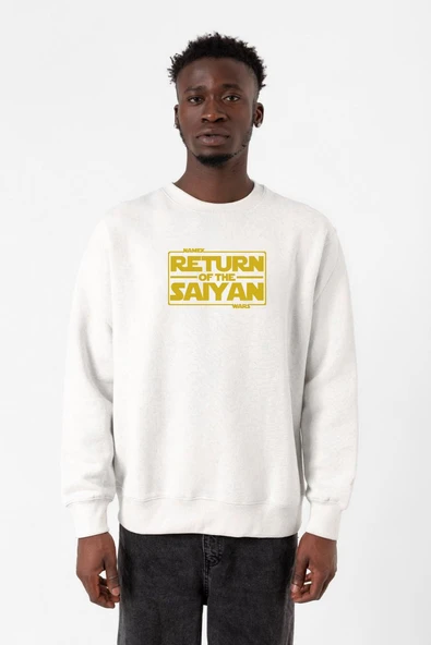 Dragon Ball Z Anime Namek Wars Beyaz Erkek 2ip Sweatshirt ürün görseli 1