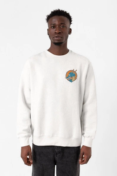Dragon Ball Z Anime Shenron Beyaz Erkek 2ip Sweatshirt ürün görseli 1