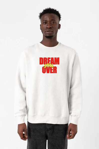 Dream Still Over Beyaz Erkek 2ip Sweatshirt ürün görseli 1