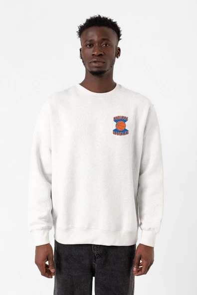 Dubious Handles Logo Beyaz Erkek 2ip Sweatshirt ürün görseli 1