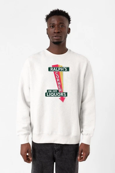 Fargo Ralph's Corner Diner Beyaz Erkek 2ip Sweatshirt ürün görseli 1