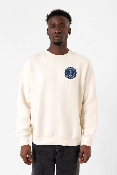 Gen V Godolkin University Emblem Ekru Erkek 2ip Sweatshirt ürün görseli 1