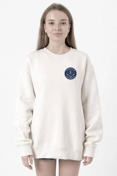 Gen V Godolkin University Emblem Beyaz Kadın 2ip Sweatshirt ürün görseli 1