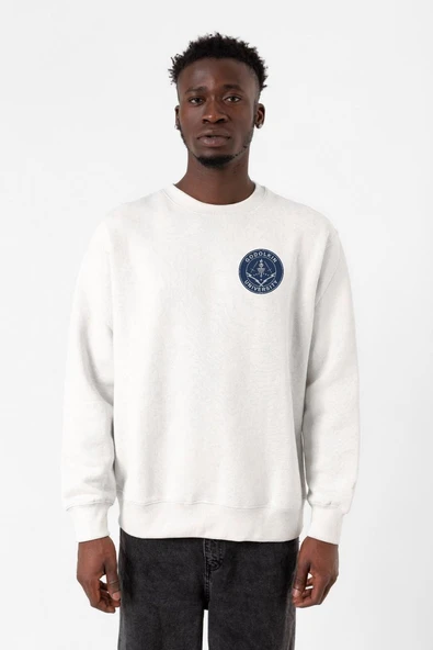 Gen V Godolkin University Emblem Beyaz Erkek 2ip Sweatshirt ürün görseli 1