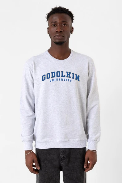 Gen V Godolkin University Letter  Karmelanj Erkek 2ip Sweatshirt ürün görseli 1