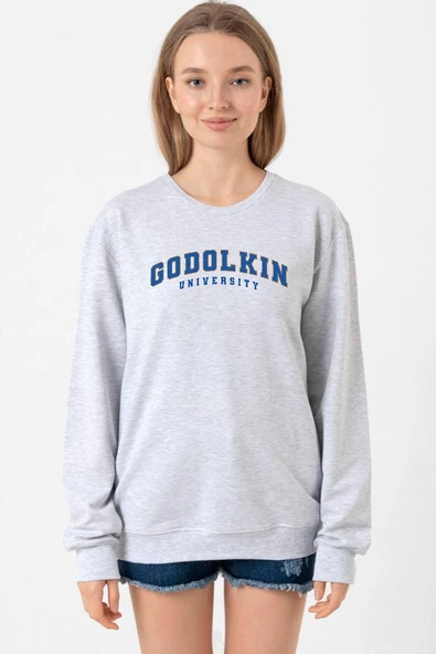 Gen V Godolkin University Letter Grimelanj Kadın 2ip Sweatshirt ürün görseli 1