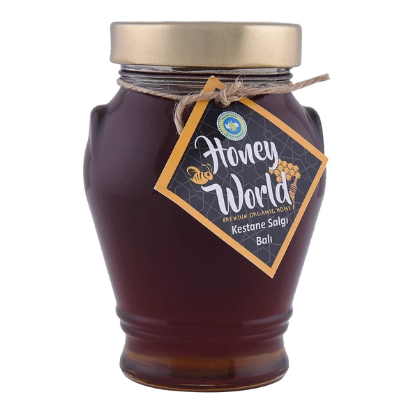 Honey World Organik Kestane Salgı Balı 470 Gr ürün görseli 1
