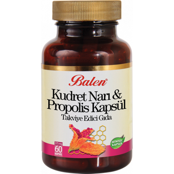 Balen Kudret Narı Propolis 60 Kapsül 375 mg ürün görseli 1