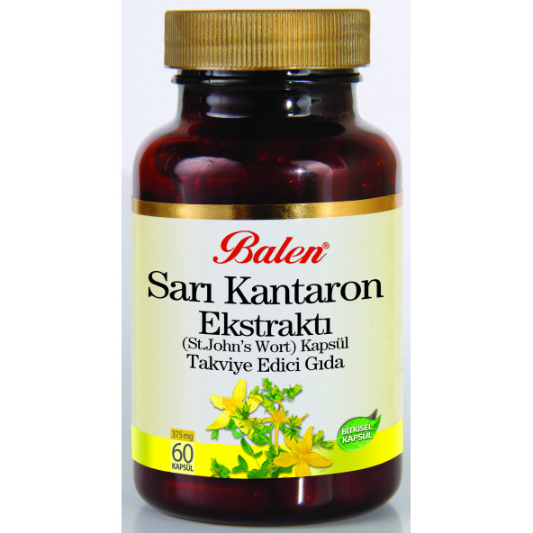 Balen Sarı Kantaron Ekstraktı (St. Johns Wort) 375mg 60 Kapsül ürün görseli 1