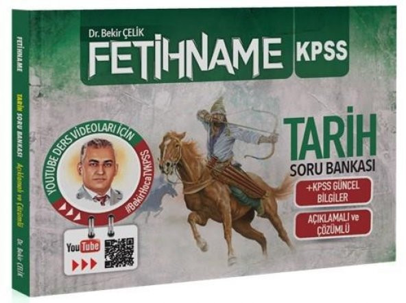 KPSS FETİHNAME Tarih Soru Bankası Çözümlü Bekir Çelik ürün görseli 1