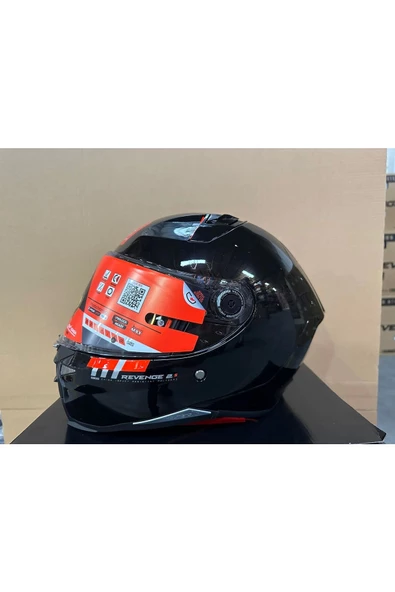 KASK MT REVENGE 2 S A11 PARLAK SİYAH ürün görseli 1