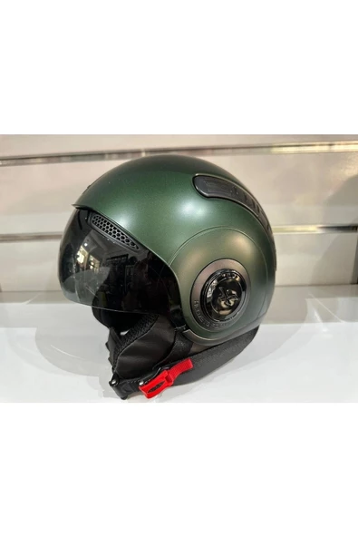 KASK NEXX SX.10 MAT YEŞİL ÇENESİZ GÜNEŞ GÖZLÜKLÜ ürün görseli 1