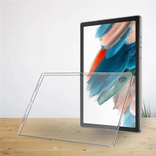 Gpack Samsung Galaxy Tab A9 X110 Kılıf Silikon Arkası Buzlu Lüx Koruma s4 ürün görseli 1
