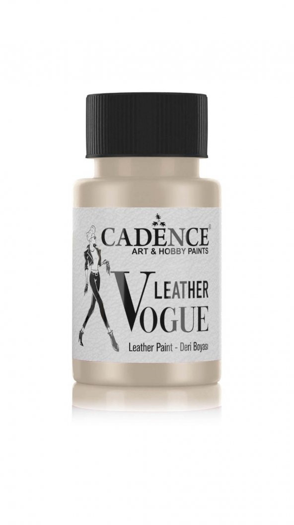 LEATHER VOGUE DERİ BOYASI METALİK LVM-02 PLATİN 50 ML ürün görseli 1