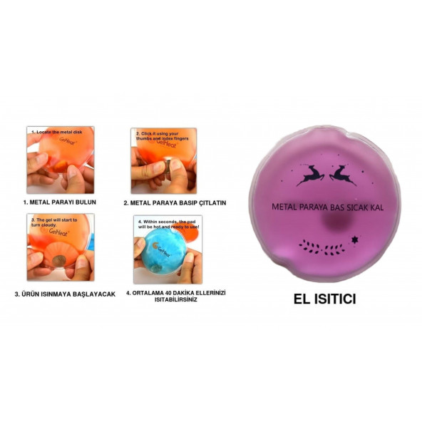 PEMBE CEYLAN CEP SOBASI,EL ISITICI,SICAK SU TORBASI PVC  9cm ürün görseli 1