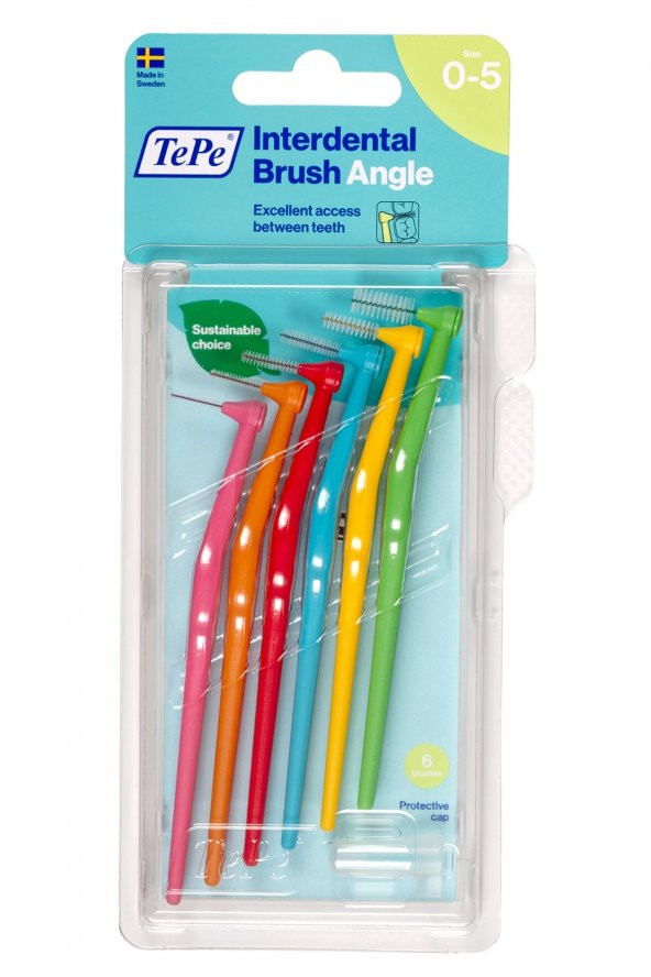 Angle Saplı Arayüz Fırçası Karışık Renk 6 Lı ürün görseli 1