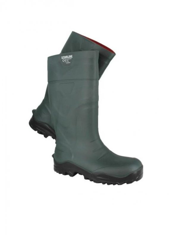Starline Stl-9910-04 Poliüretan Yeşil Çizme 41 No ürün görseli 1