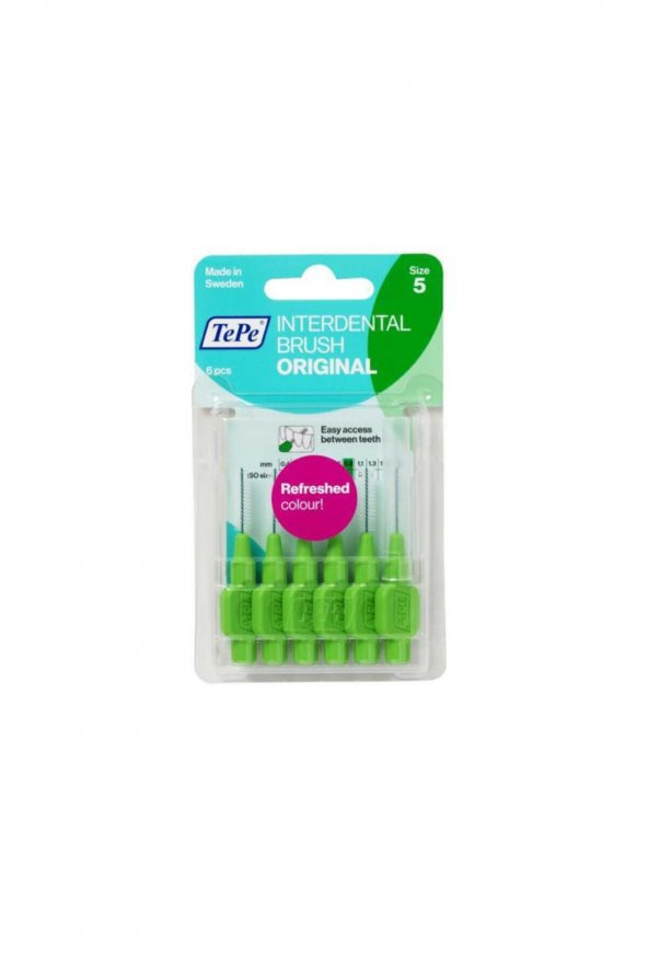 Blisterli Arayüz Fırçası 6 Lı Yeşil ürün görseli 1