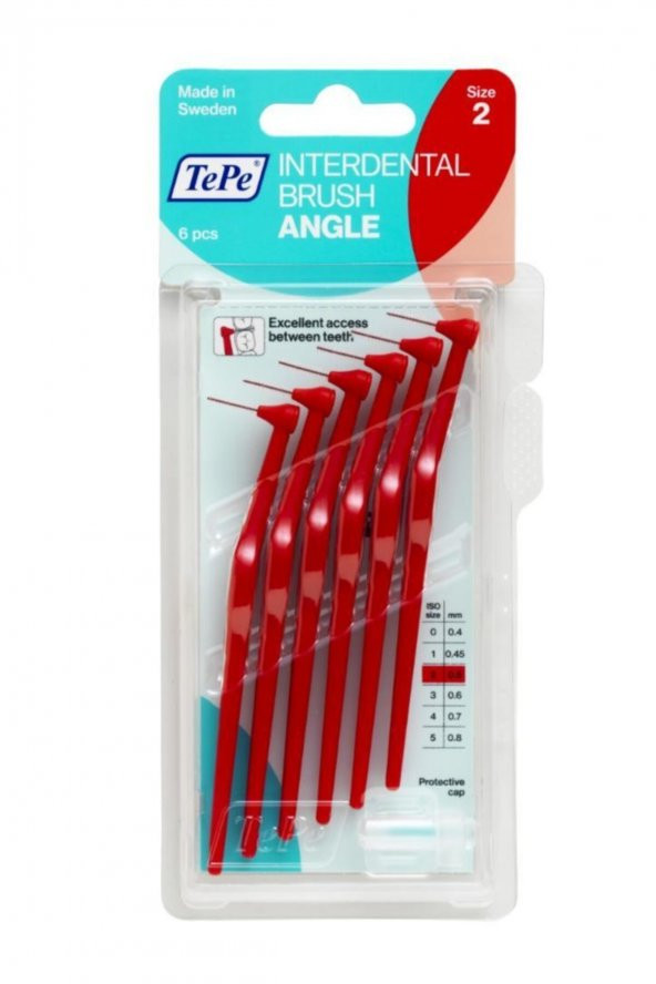 Arayüz Fırçası Angle Saplı 0.5 Mm - Kırmızı ürün görseli 1